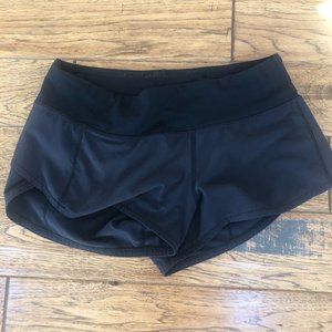 Lululemon Speedup black short size 2